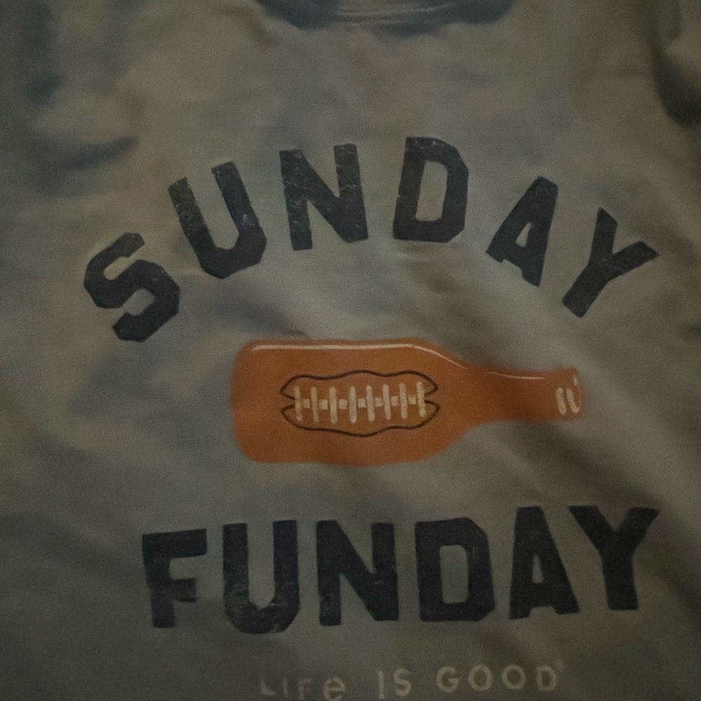 Life Is Good Gray Tee